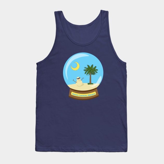 South Carolina Snow Globe Tank Top by candhdesigns